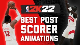 2K22 BEST Animations for Post Scorers : Best Post Fade Animations !