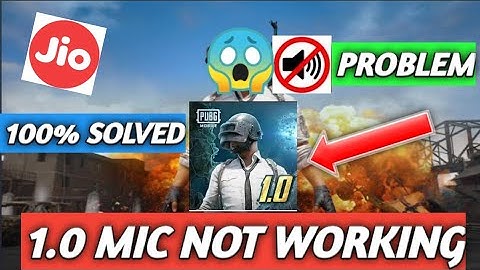 Pubg Mobile Mic Glitch fixed After 1.0 update | Mic Not Working Problem solved | No Vpn Android IOS.