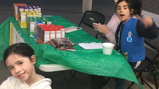 Girls scout cookie sale