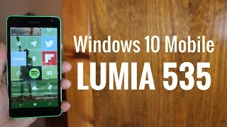 Lumia 535 con Windows 10 Mobile, review en español