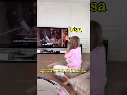 Lisa S Reaction To Her Favorite TV Show Right Now Using Moonlit Floor On Their Show Lisa Blackpink