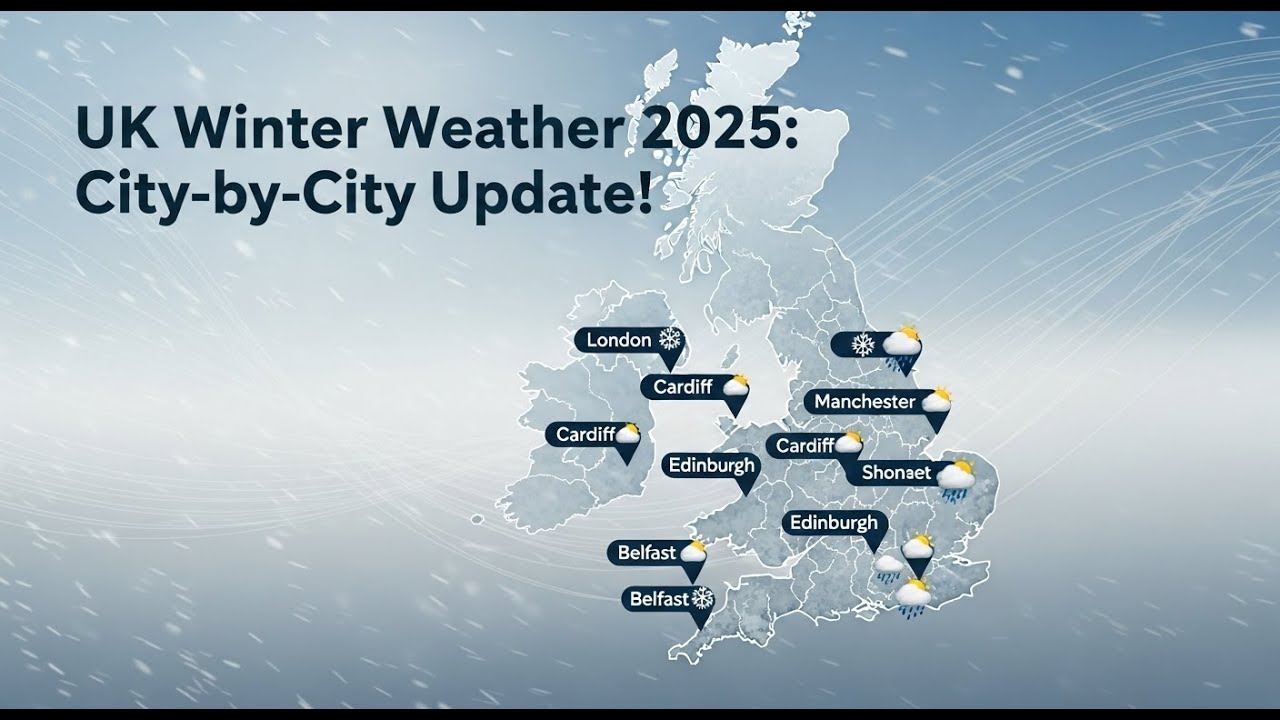 UK Winter Weather 2025: City-by-City Update! #UKWeather #Winter2025 #