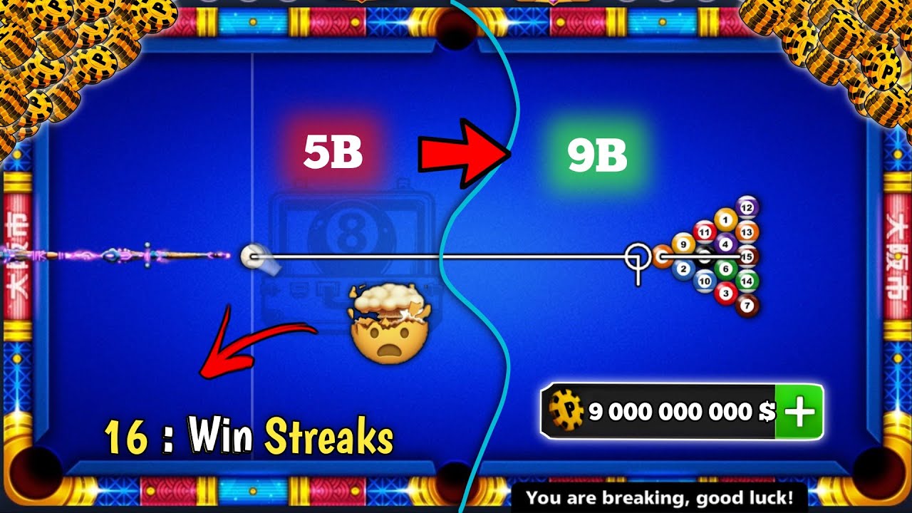 Highest 16 Win Streaks 😱 In 200M Table OMG - USA Rank #2 - 8 ball pool | Unknown Gamer 8bp