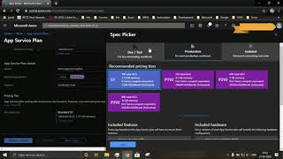 Create App Service Plan in Microsoft Azure Portal