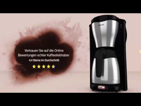 Beste Kaffeemaschine? Philips HD7546 20 Gaia Filter Kaffeemaschine mit Thermo Kanne Test
