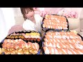 【大食い】おすし出前とろサーモン【もえあず】