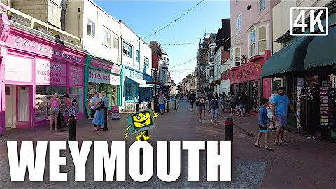 WEYMOUTH Dorset August 2021 - Town Centre & Harbou...