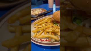 Geno’s pizza and burgers, Astoria, Oregon #fry #burger ￼ ￼