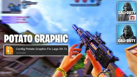CONFIG POTATO GRAPHIC IN COD MOBILE | FIX LAGS BR & MP | CONFIG CODM 2022