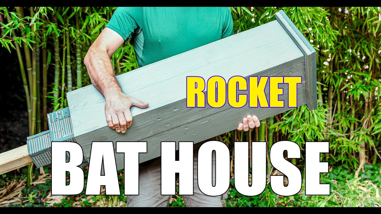 I Built a Giant Rocket Bat house From Pallet Wood!