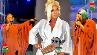 Obaapa Christy Breaks down in tears as she Sings  in Remembrance of actress Beverly Afaglo #AtarahPr