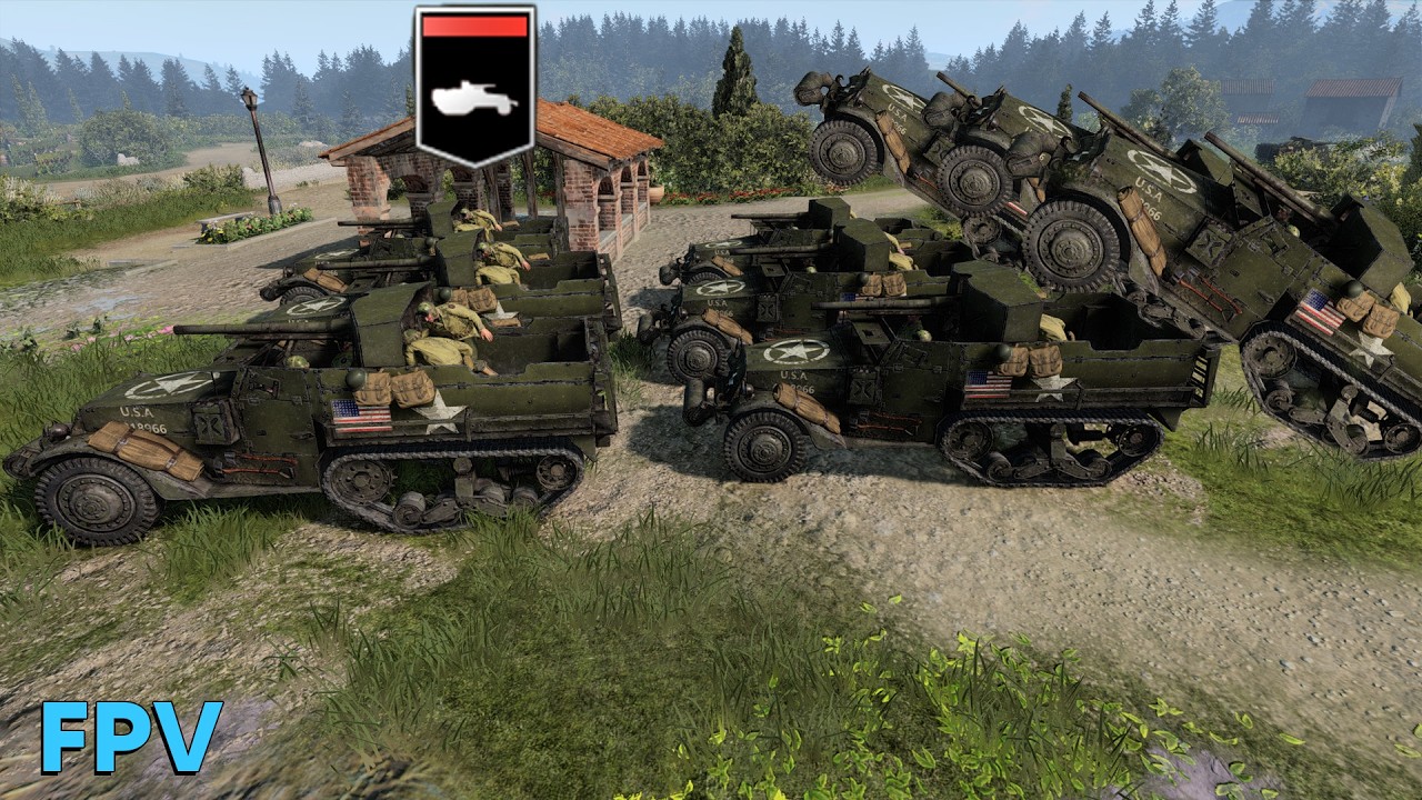 COH3 FPV Battling against the 75mm M3 Phalanx