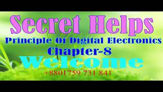 Principle Of Digital Electronics,Chapter-8,Class-1
