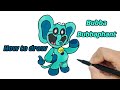 How to Draw Bubba Bubbaphant Step by Step | Poppy Playtime - Easy and Fun for beginners