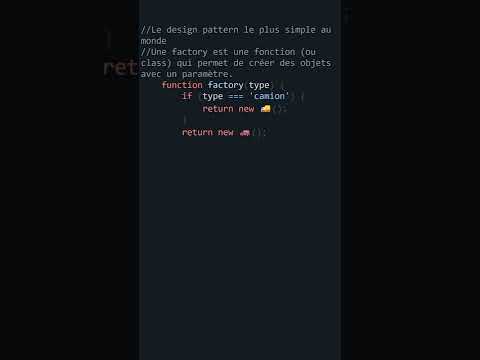 La fonction Factory en javascript