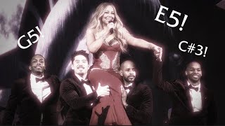 Mariah Carey: Christmas Residency 2017: Paris vocal highlights