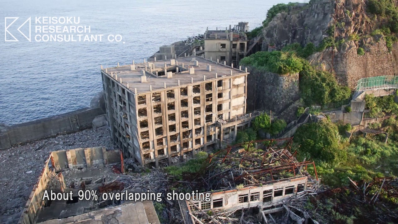 UNESCO Heritage Site - GUNKANJIMA Island in 3D