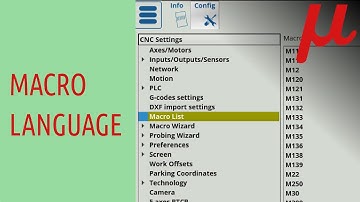 myCNC tutorial. Macro language