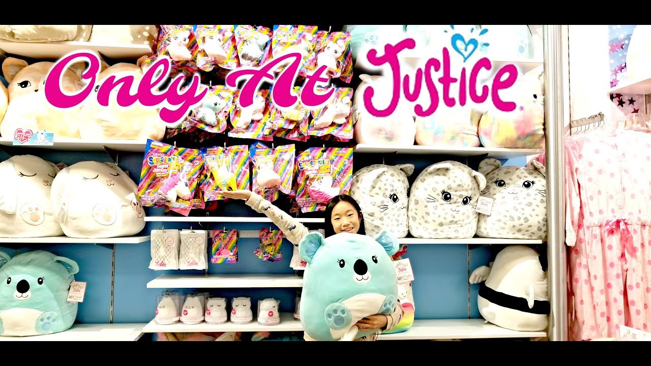 NEW JUMBO SQUISHIES AT JUSTICE ~ PICKING OUT BIRTHDAY PRESENTS FOR MY COUSIN VLOG