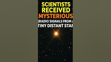 Scientists Received Mysterious Radio Signals from a Tiny Distant Star! #shortvideo