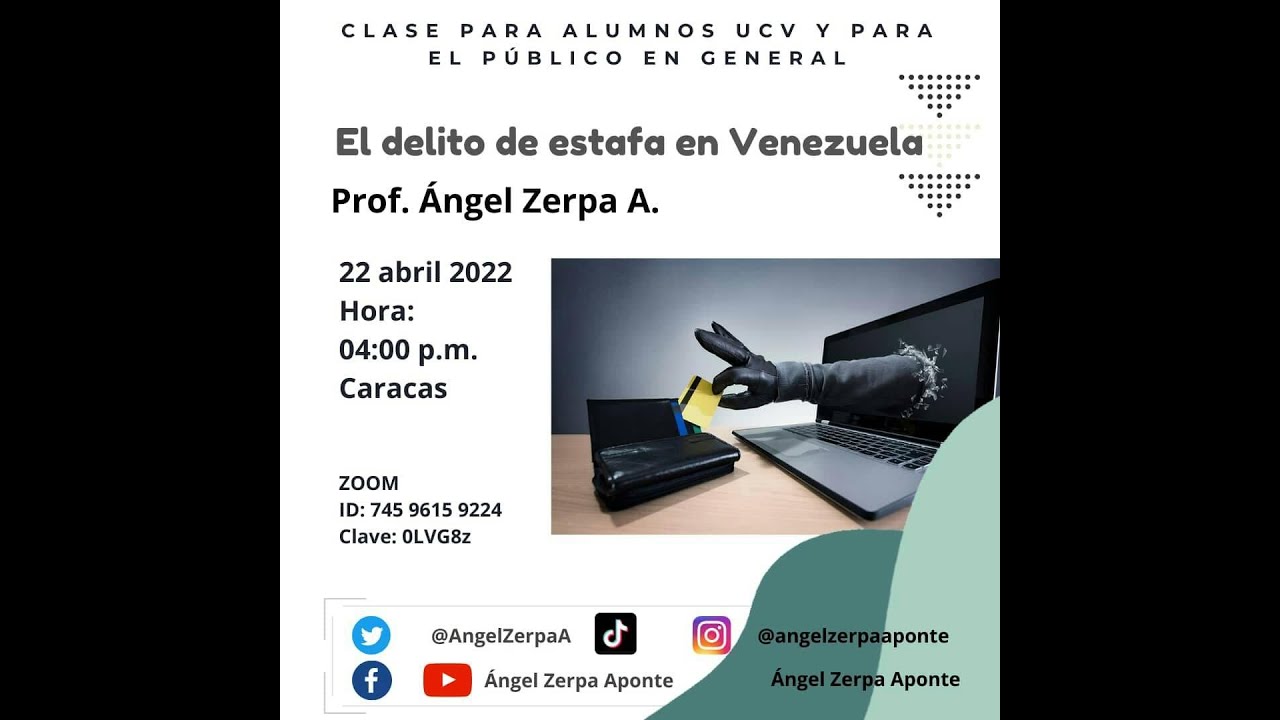 Ángel Zerpa A. El fraude y la estafa calificada como delitos en Venezuela, conforme al Código Penal.