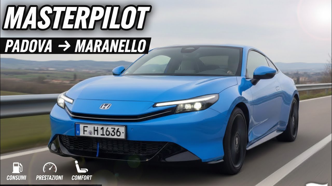 Da Padova a Maranello con... | Honda PRELUDE 2026 🚘