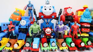 Merakit Mainan Kereta Api Thomas and Friends, Tayo Si Bus Kecil , Unboxing Mainan Kereta Api ASMR 45