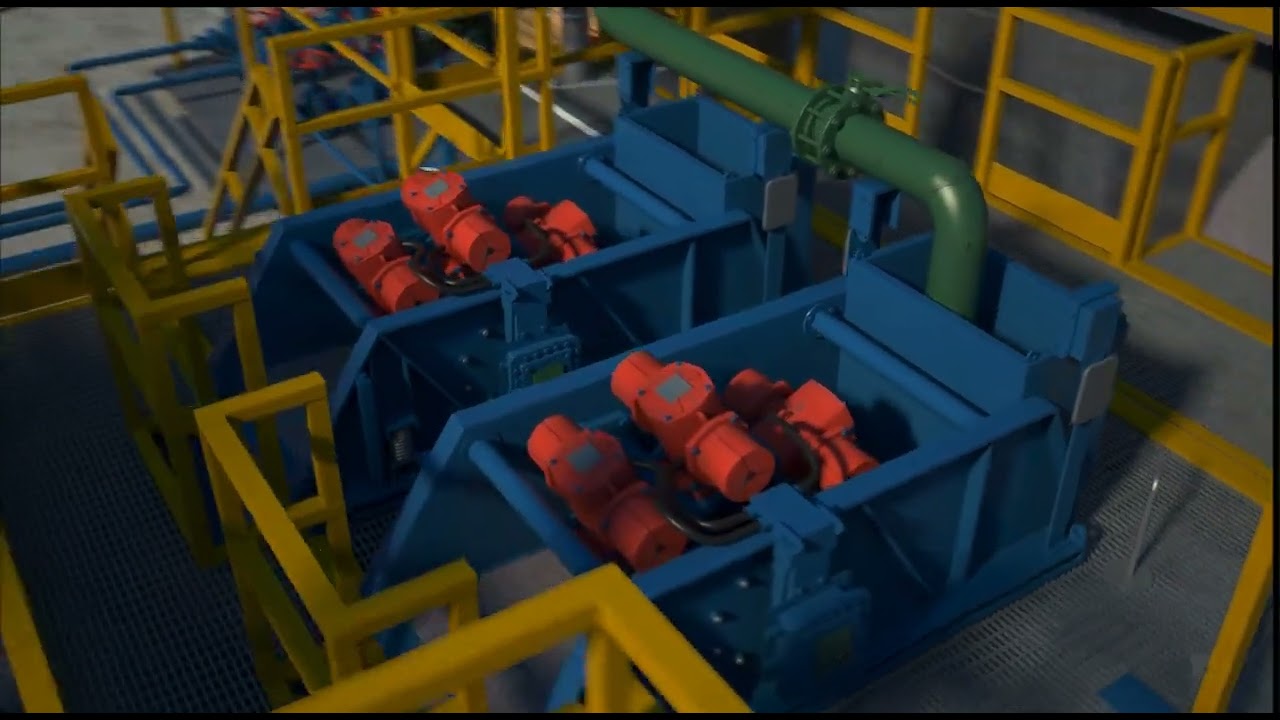 3D Visualization of an Oil & Gas Land Drilling Rig - Industrial Animation Demo