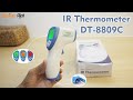 Thermometer Infrared DT-8809C - Dengan 3 lampu indicator suhu