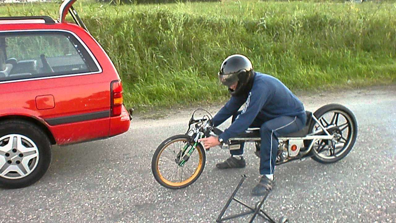 Little Gizmo dragracer 4 sec -100 km Ftt Kreidler engine of Luc Foekema