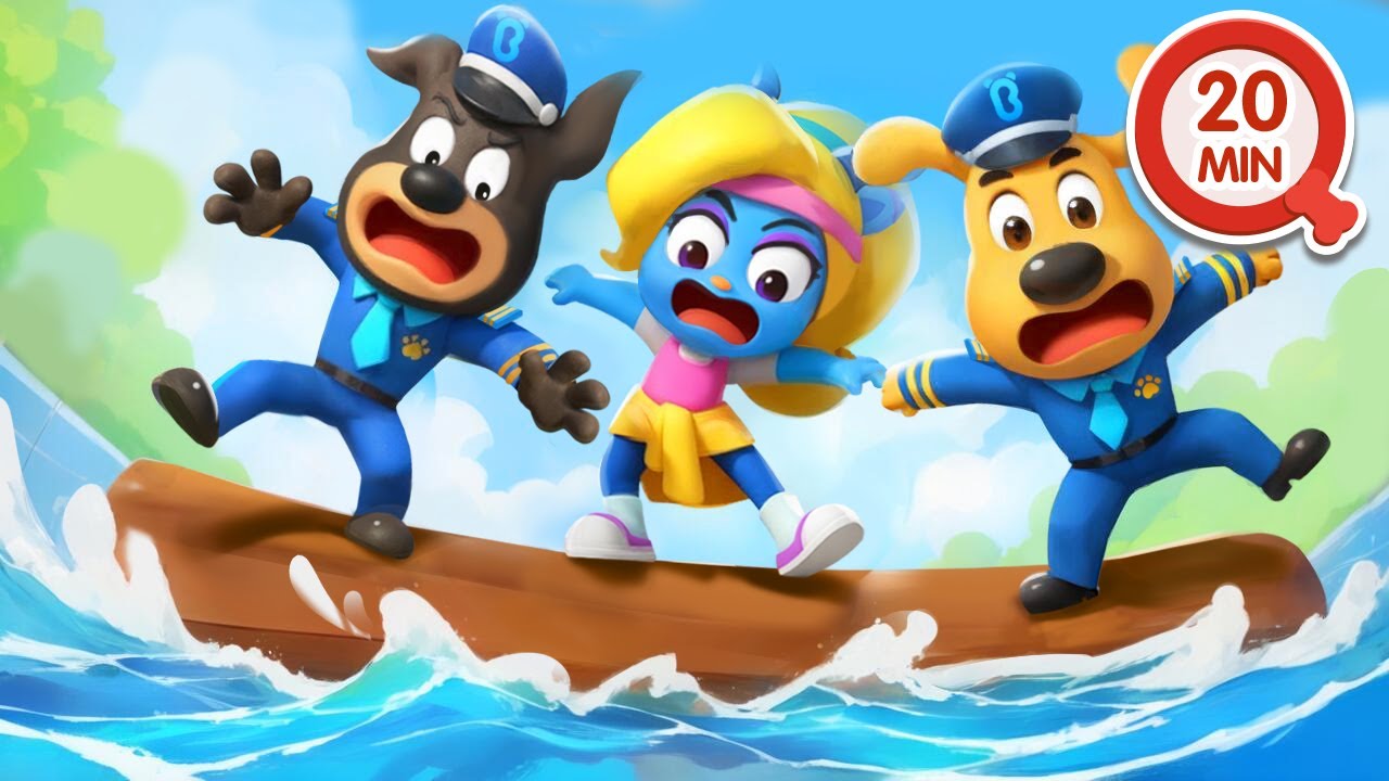 Los Juegos Acuáticos 🎉 20MIN de Dibujos Animados 🔍Sheriff Labrador en Español