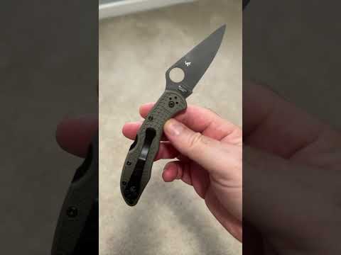 DLT trading exclusive!!!!! Spyderco Delica OD Green Black Cru-wear Blade!!!
