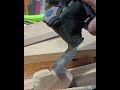 How to make wood heart with a Dremel Multitool  #shorts