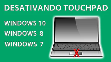Como desativar o touchpad do notebook Samsung Windows 10?