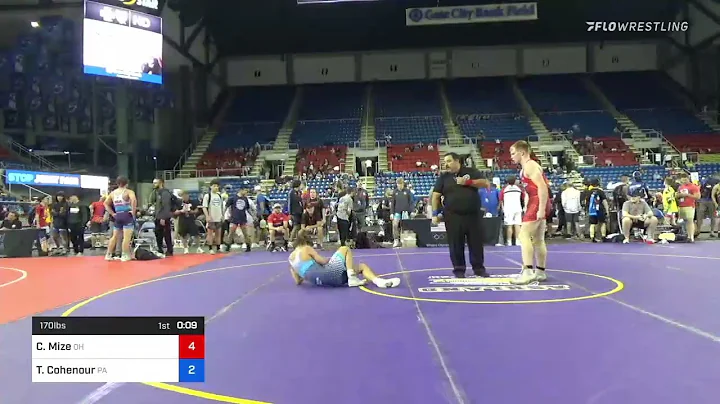 170 Lbs Round Of 32 - Carson Mize, Ohio Vs Tommy C...