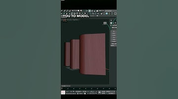 Path array in 3Ds Max curve wall design #youtubeshorts #3dsmax