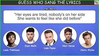 One Direction Solo Career Challenge | Can You Guess Which Solo Artist Sang These Lyrics?