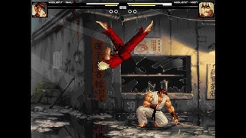 SvC Chaos Evil Ryu vs Violent Ken