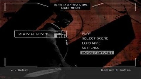 Manhunt - Title Screen Secret Message (Read Description)