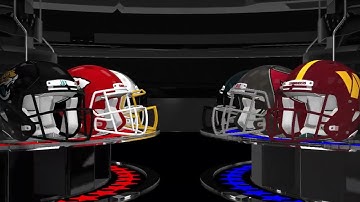 NFL Helmets Animated Background Loop 2022