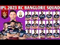 IPL 2023 | ROYAL CHALLENGERS BANGALORE NEW FINAL SQUAD | RCB SQUAD 2023 | RCB PLAYER LIST | RCB TEAM