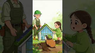 Эко-дома. Архитектура, которая дружит с природой #animation #архитектура #мультик