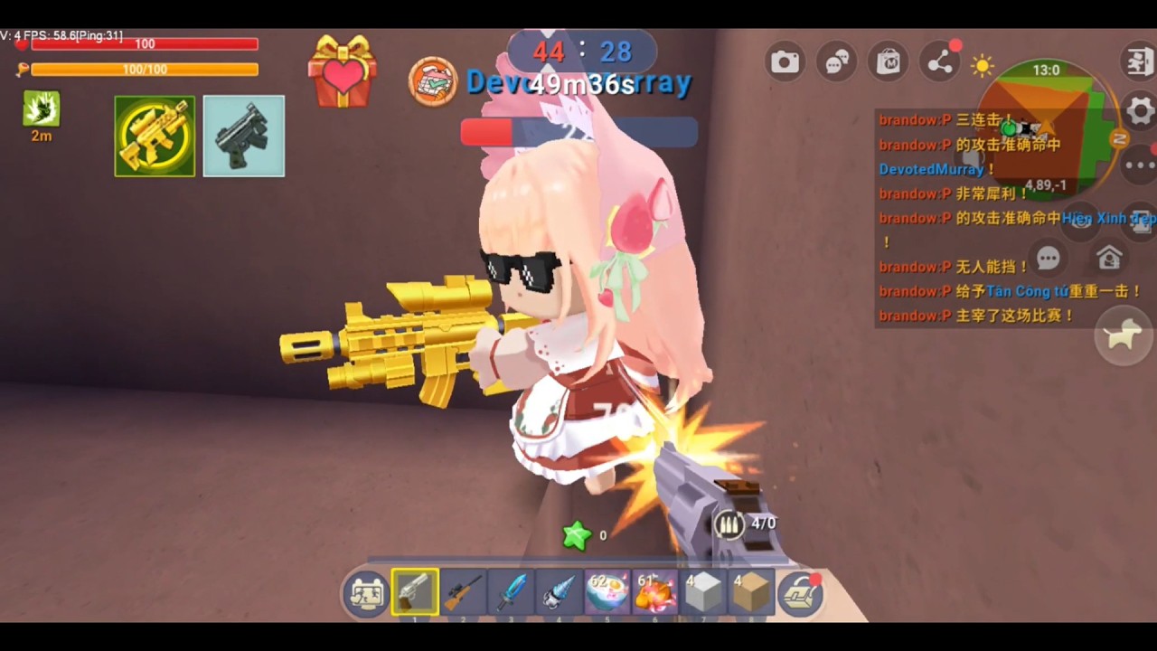 LUYỆN TRÌNH PVP TRY HARD KĨ NĂNG MINIWORLD!!?