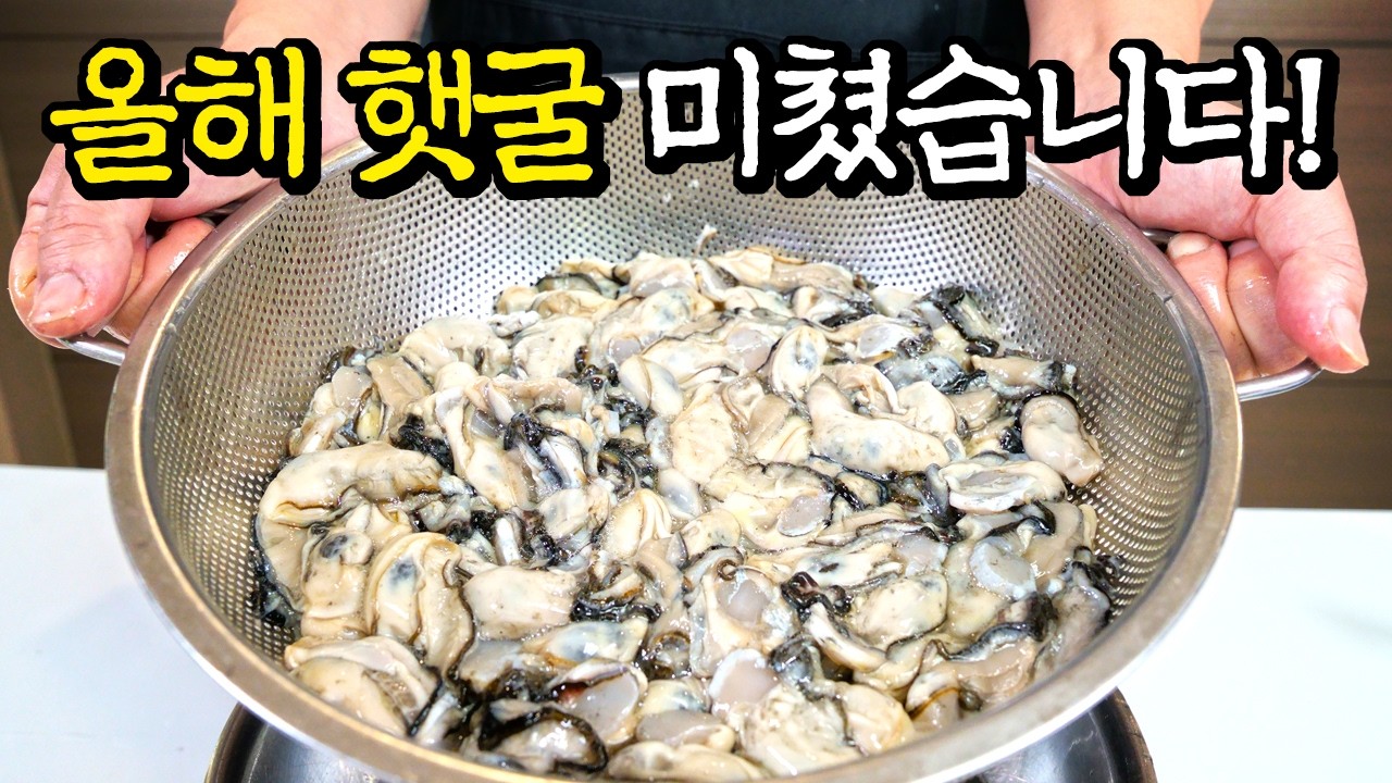 생굴 대충 씻으면 큰일나요~! 김장철 생굴은 이렇게 씻어 먹어야 맛있습니다.(할인팁 & 증정 이벤트)