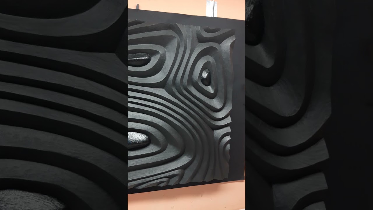 Wooden wall art panel Pt.4  