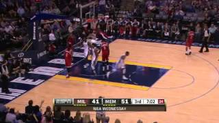 Milwaukee vs Memphis NBA Highlights 12/19/2012