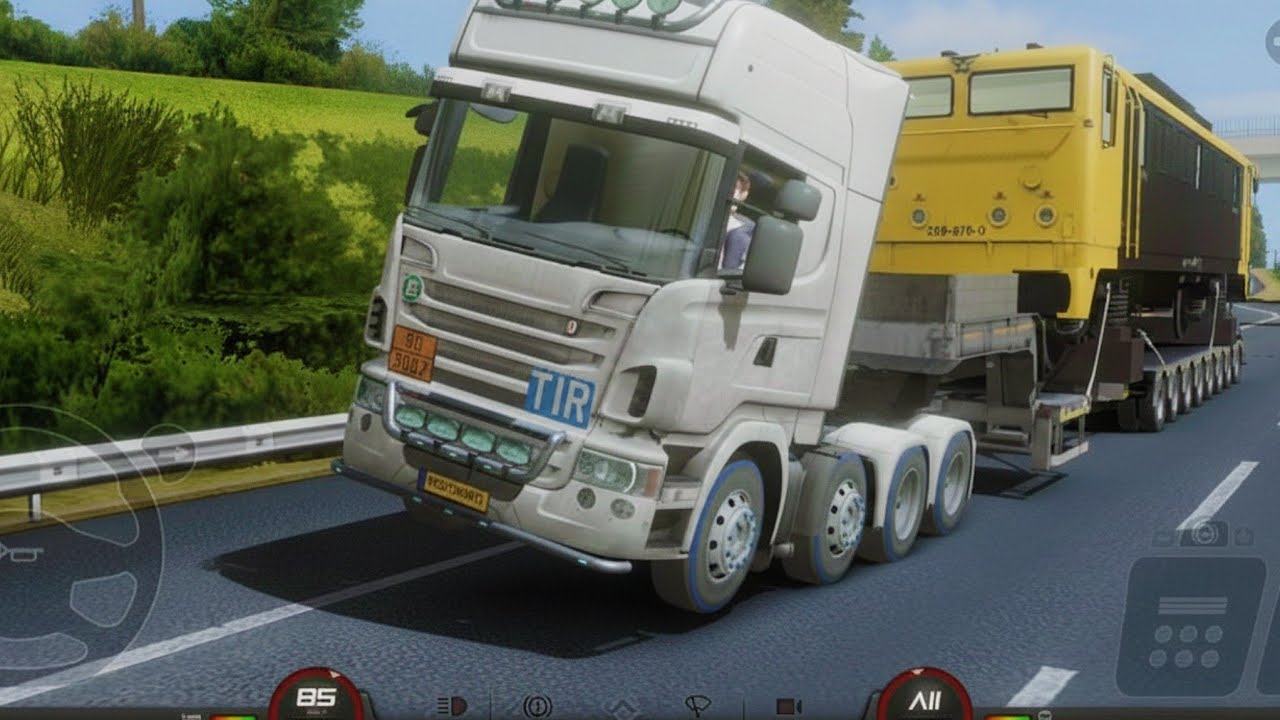 🚚Truckers of Europe 3🛣️ Transporting heavy train wagon from Prague to Linz🚦2009 scania RT||0.7.4