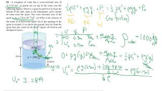14-89 Bernoulli's equation