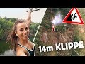 Wir bauen unsere KRASSESTE SEILBAHN! | 150m Stahlseil über einem alten Steinbruch!