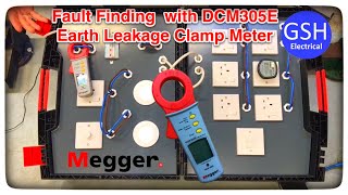 Electrical Fault Finding Earth Leakage Current Detected with the Megger DCM305E Clamp Meter